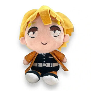 Bandai 8” Chibi Plush Demon Slayer Kimetsu no Yaiba Zenitsu Agatsuma -Plush Toy
